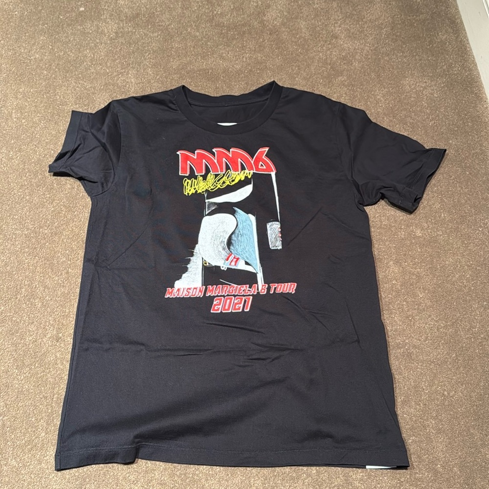 Luxury Black Maison Margiela 6 Tee